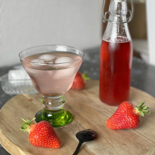 sirop de queues de fraise menthe anti gaspi