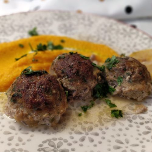 Les boulettes de viande au cumin et citron confit