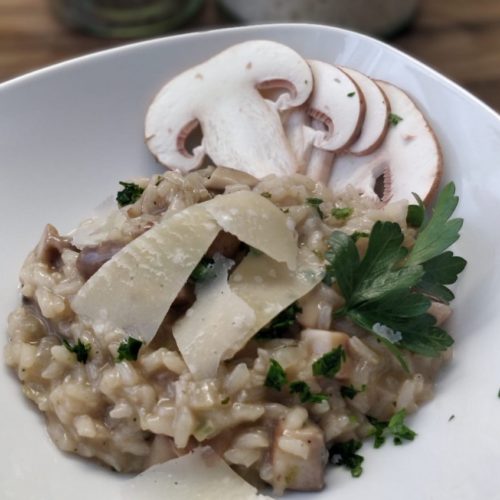 risotto au champignons