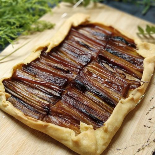 tarte poireaux caramelisés porto