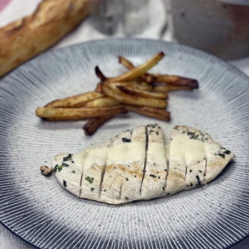 poulet mariné à la sauge