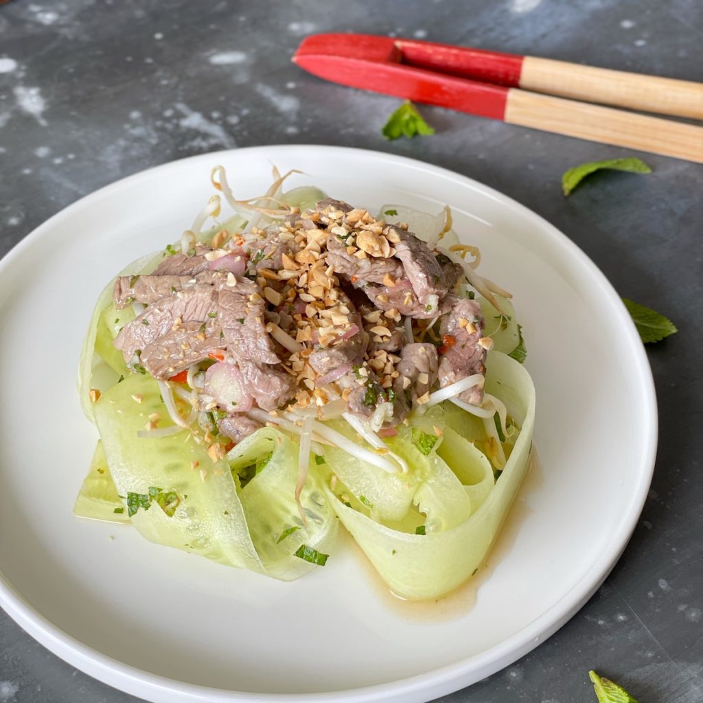Salade boeuf concombre thaï