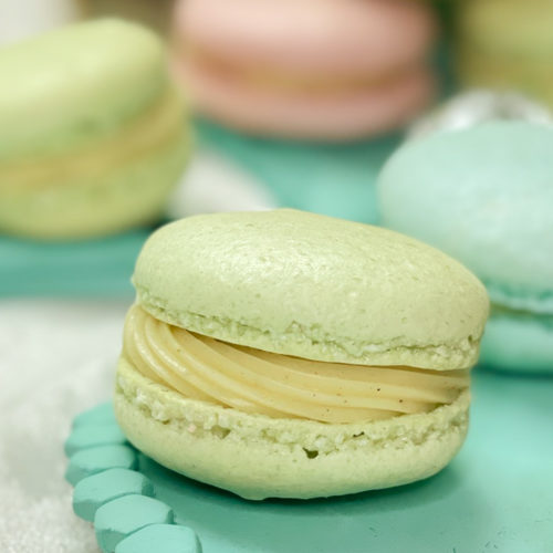 macarons chocolat blanc pamplemousse menthe