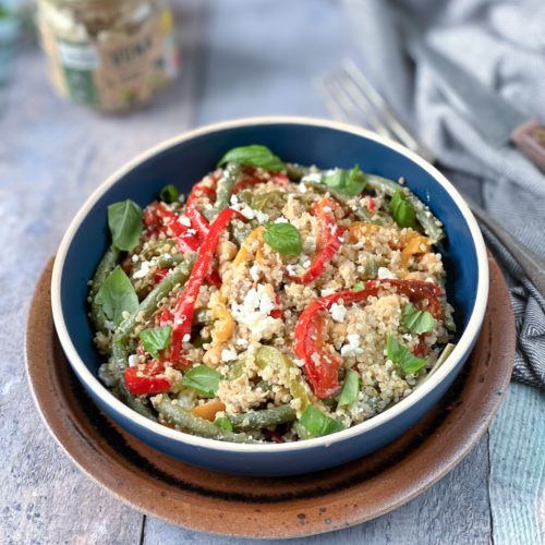 recette de salade quinoa légumes rotis