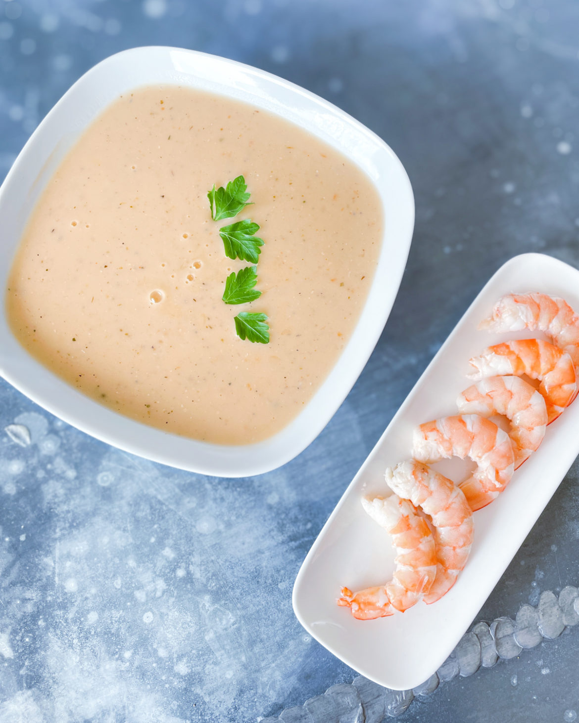 bisque de crevettes simple
