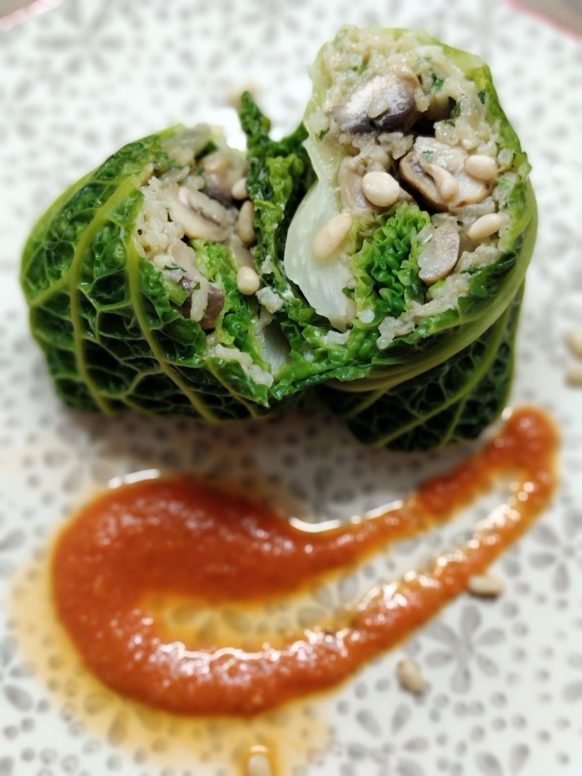 Choux farcis végétariens