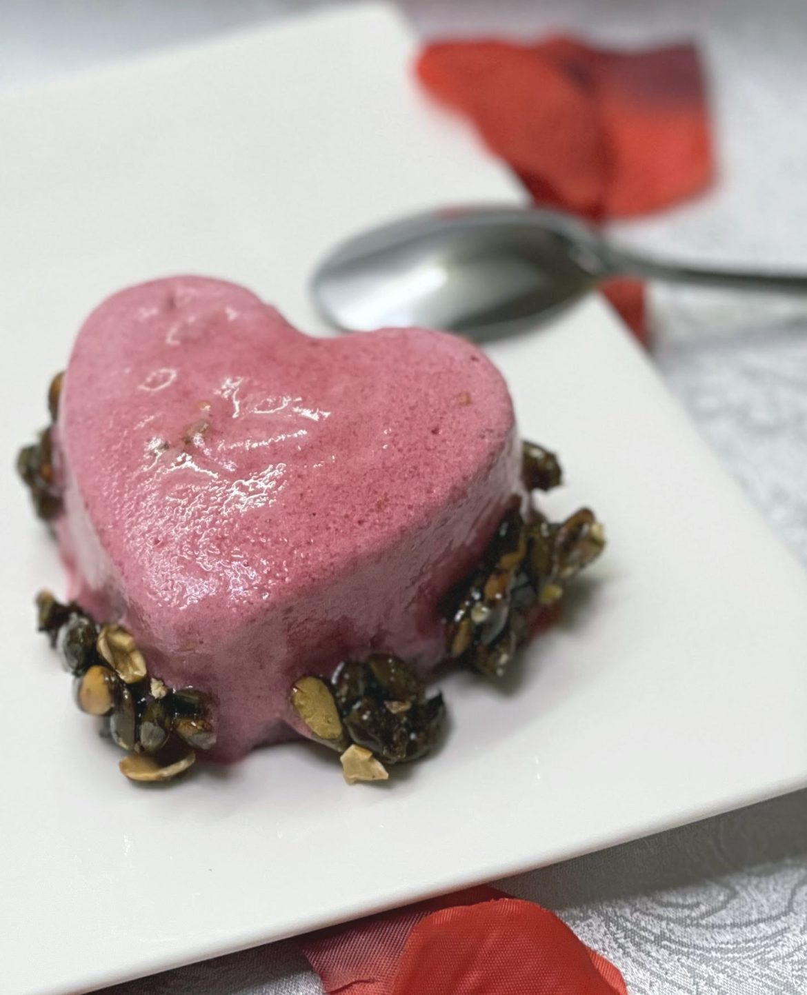 Entremet vegan framboise pistache