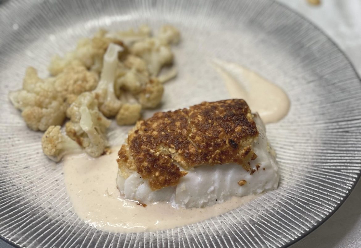 Poisson croûte cacahuète