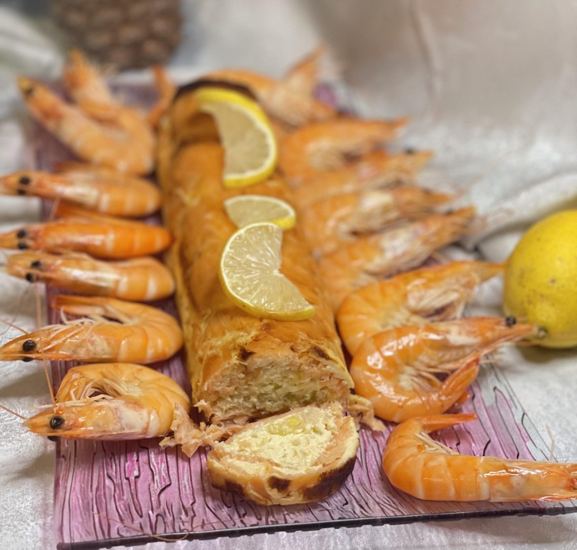 buche saumon poireau