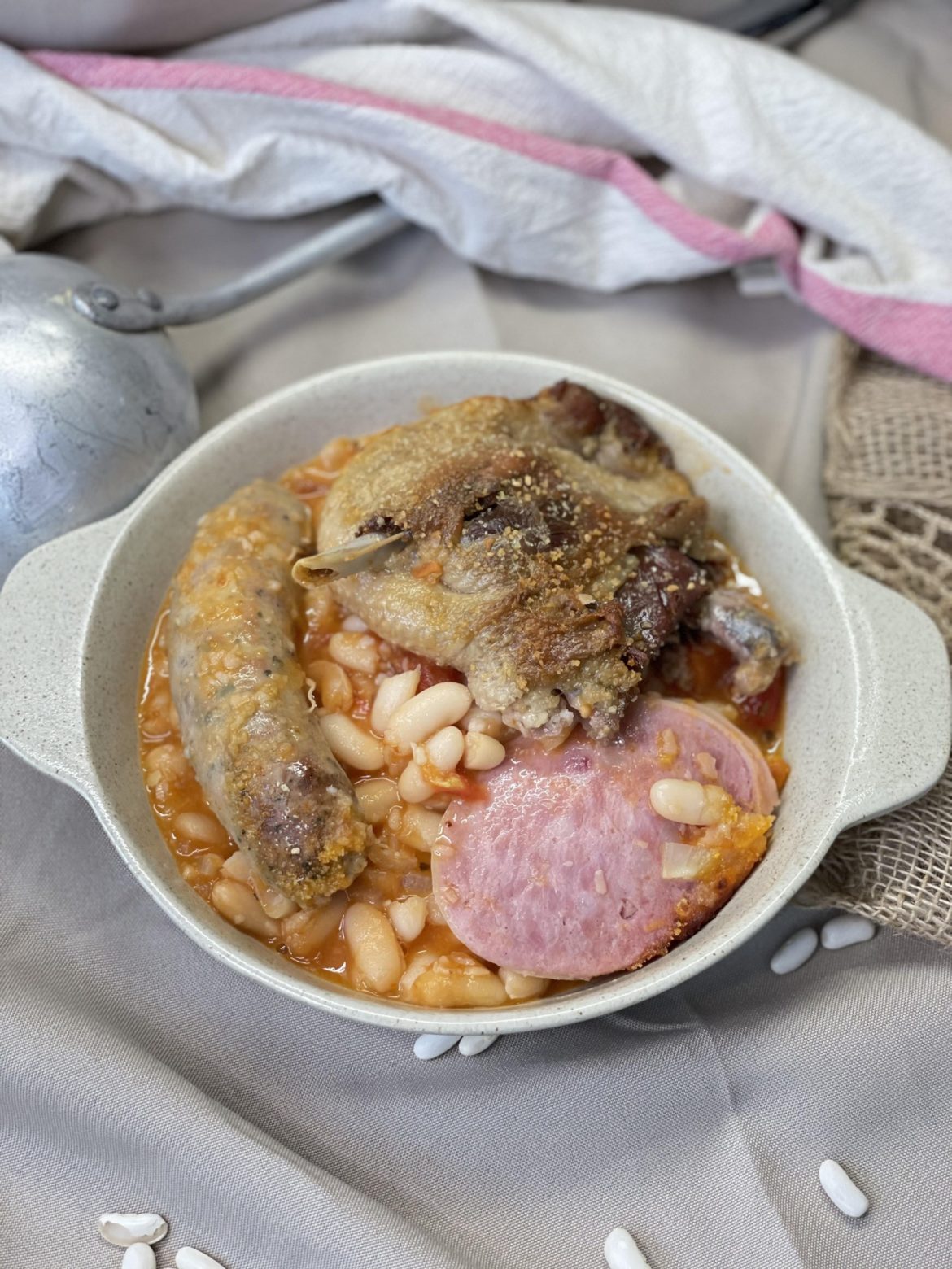 cassoulet traditionnel confit de canard
