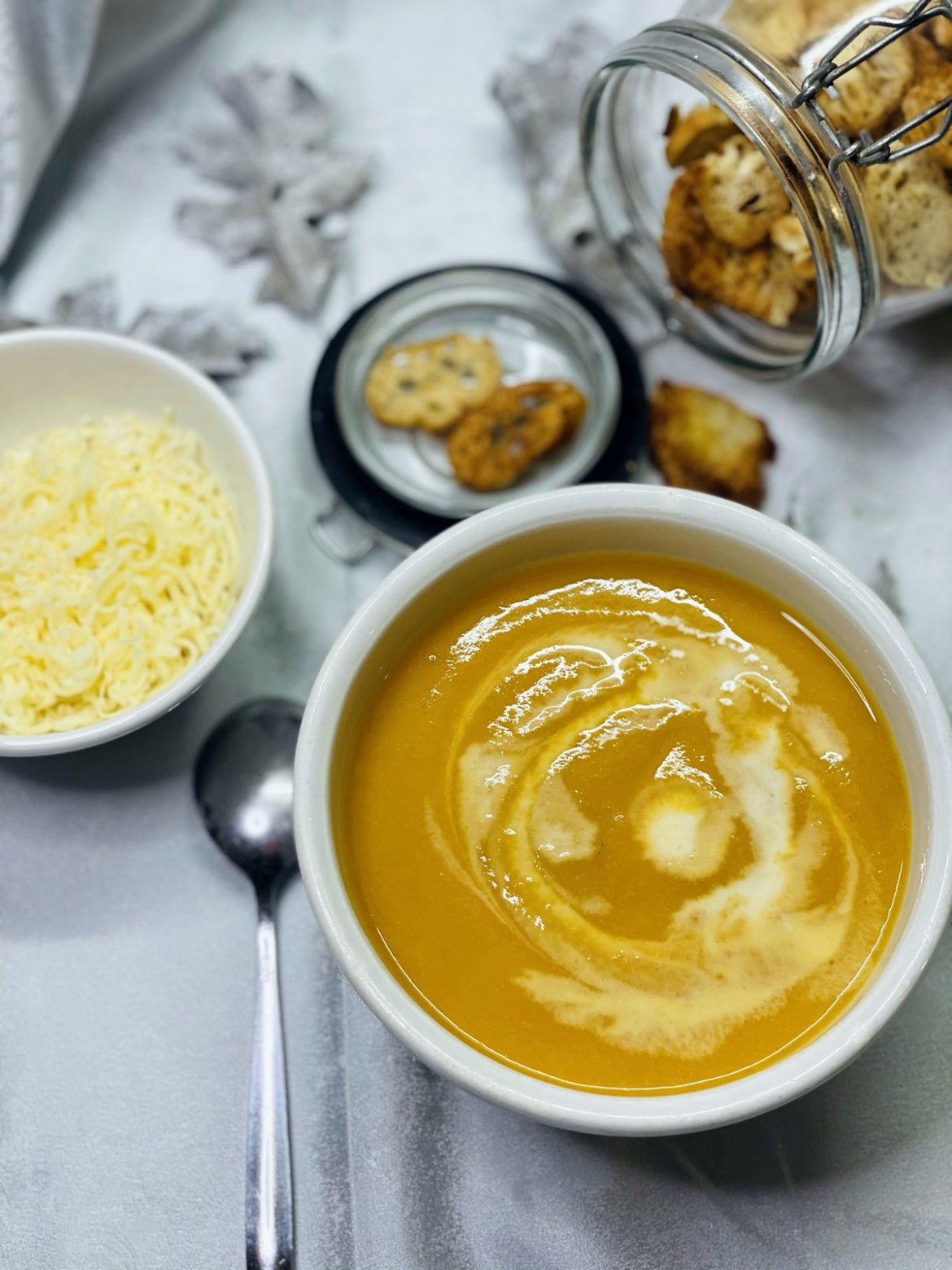 soupe choux fleur patate douce