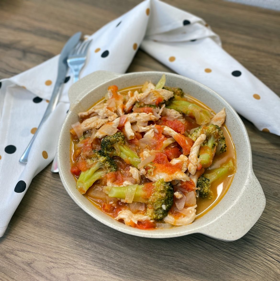Barigoule poulet Brocolis