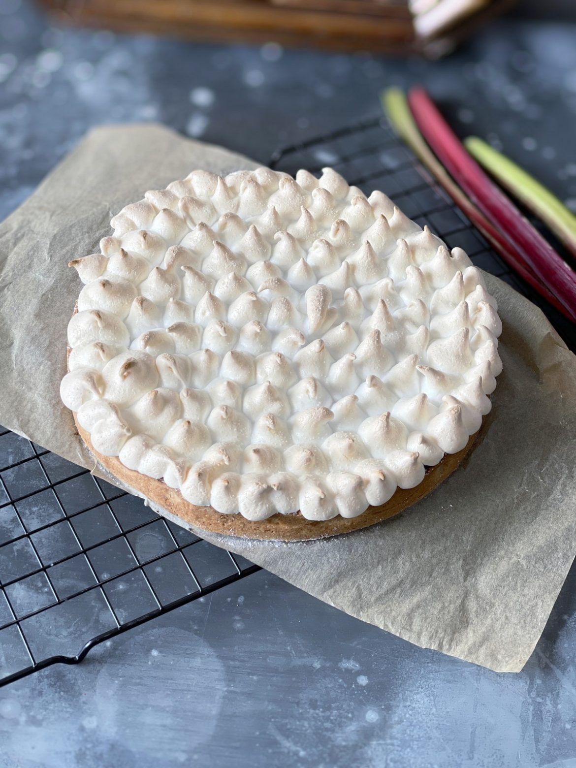 Tarte à la rhubarbe alsacienne de denise