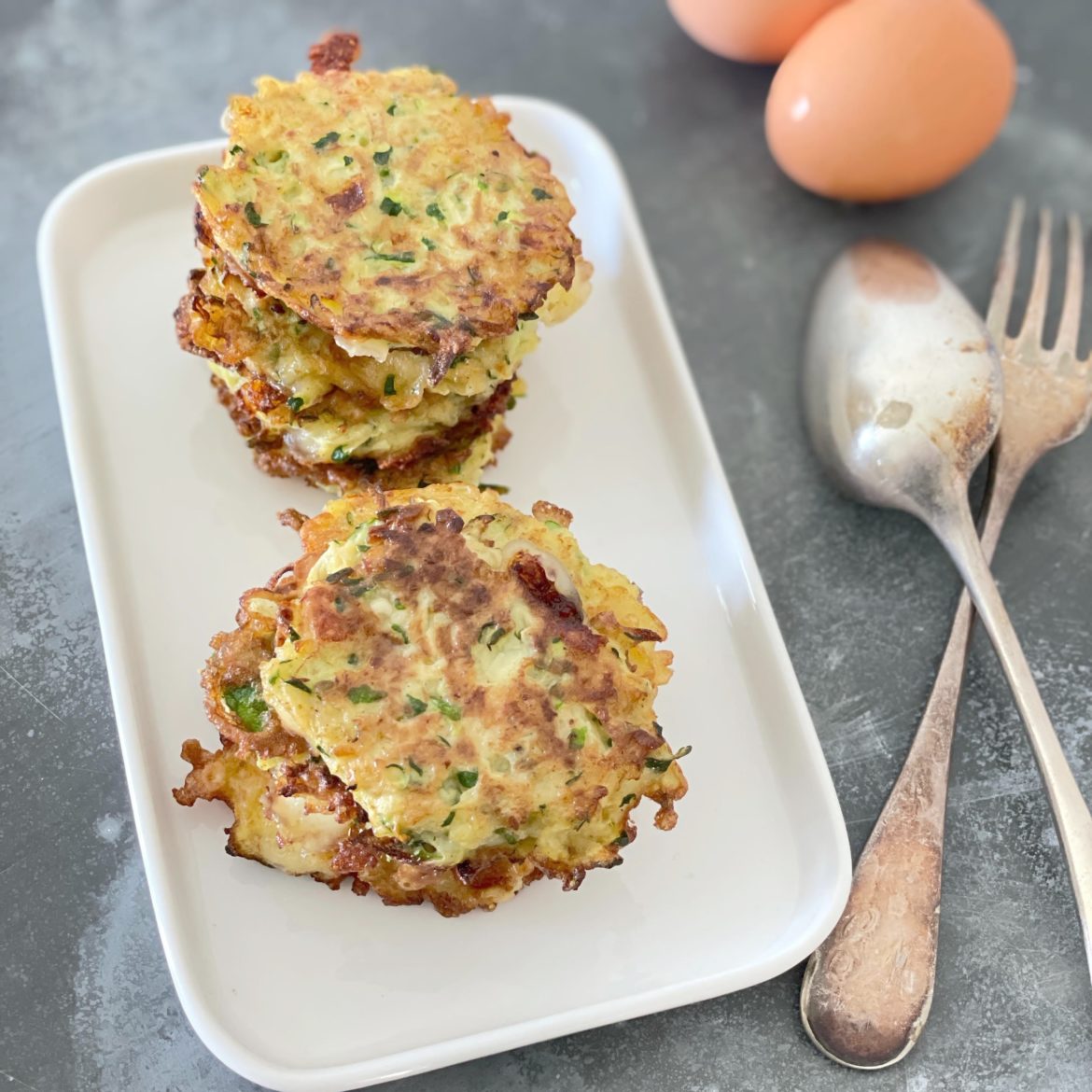 Paillassons courgettes mozzarella