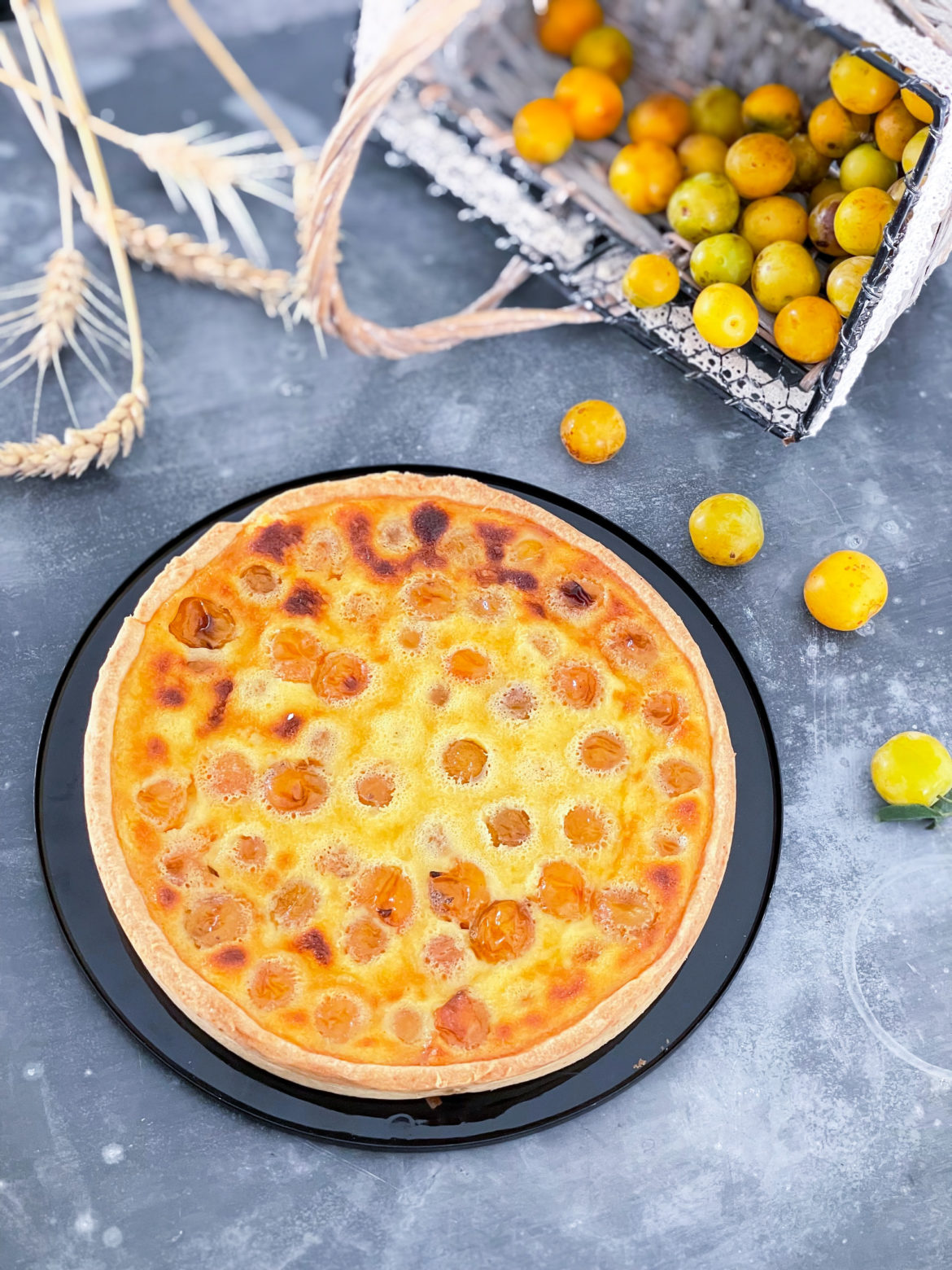 Tarte aux mirabelles
