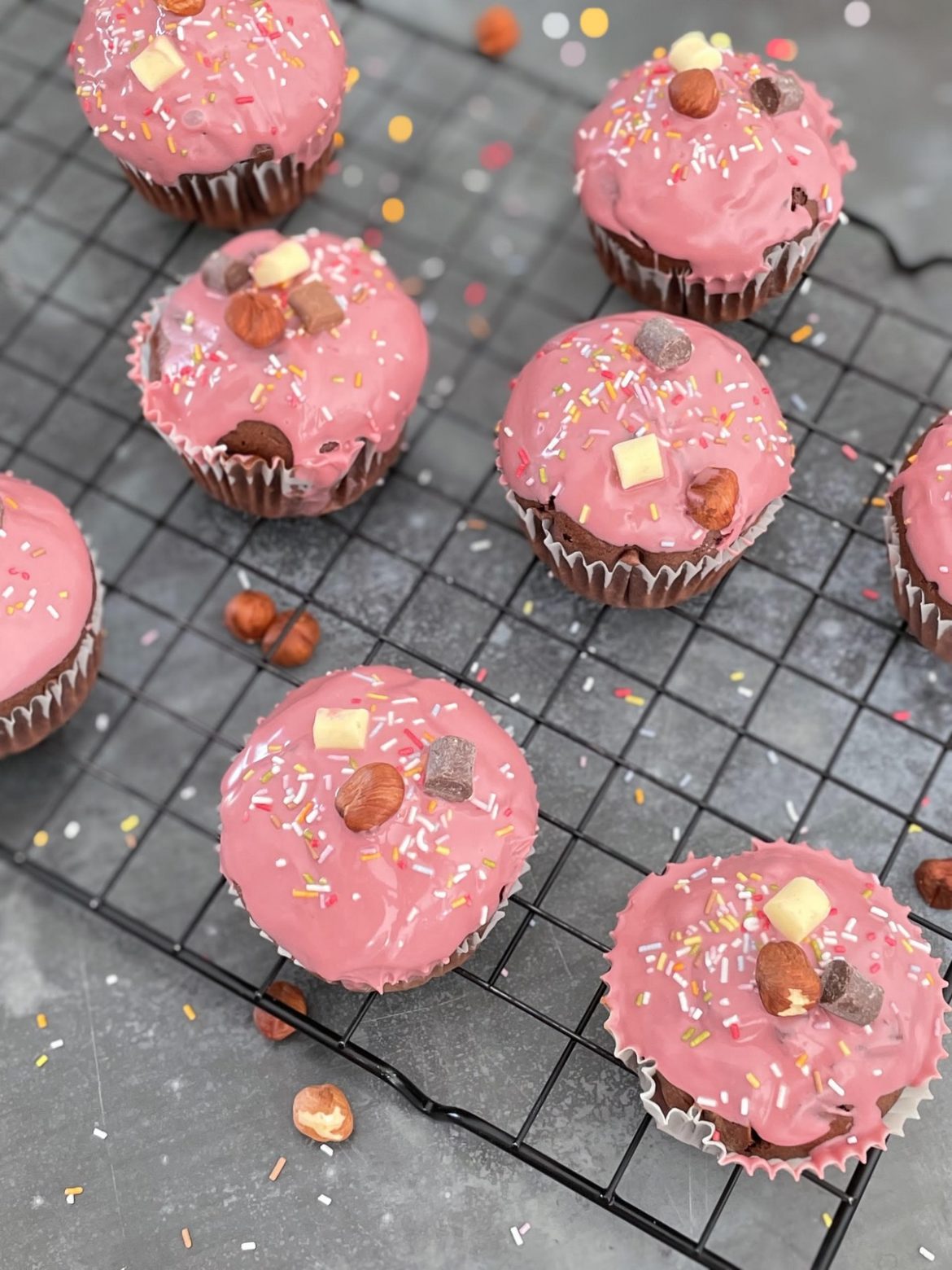 muffins chocolat noisettes