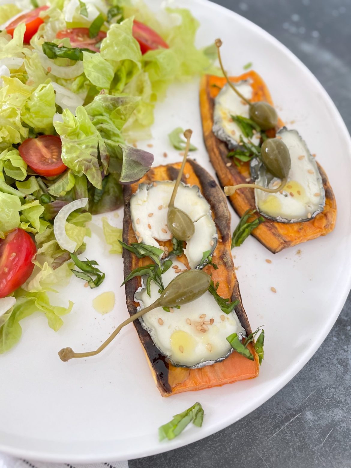toasts patate douce