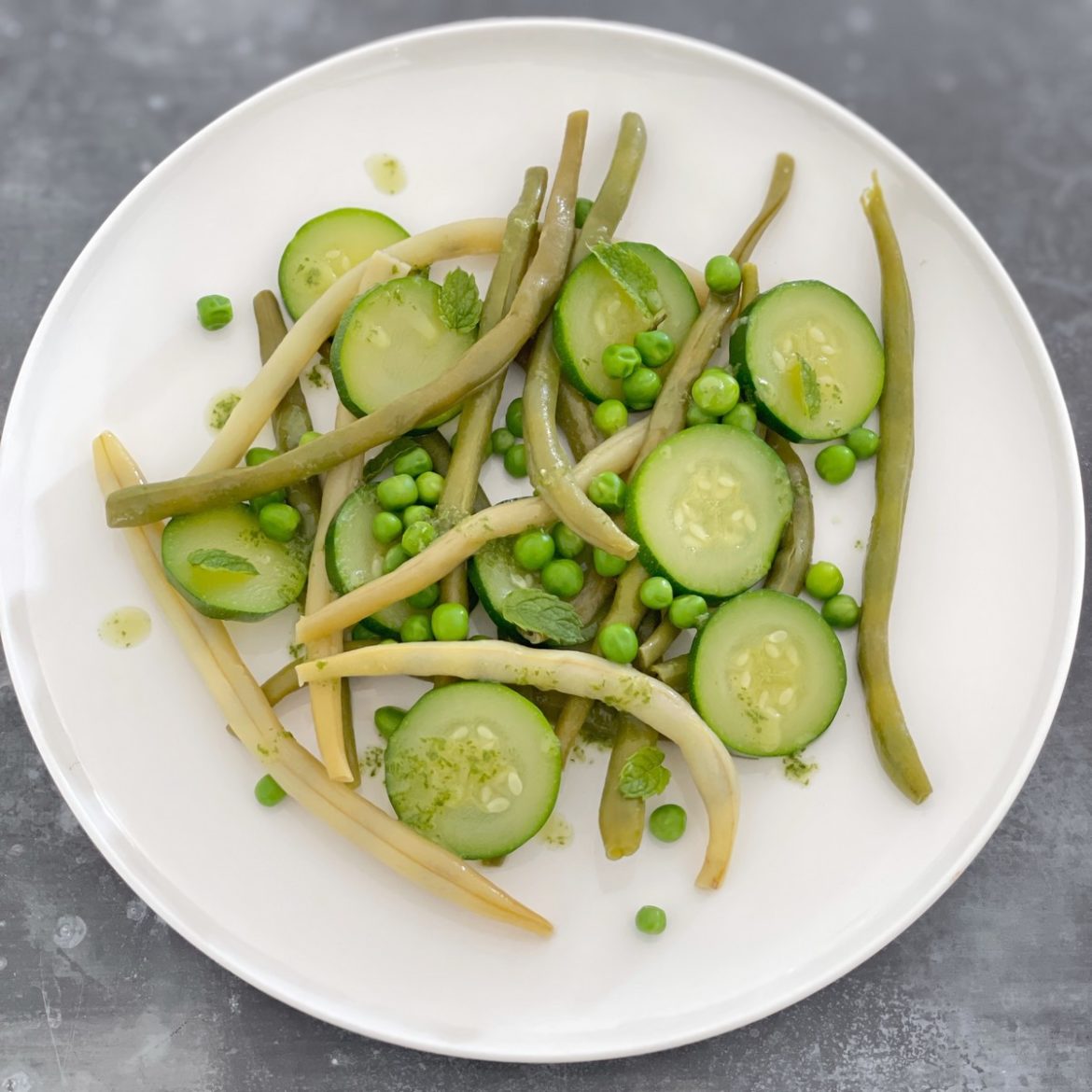 salade verte menthe basilic