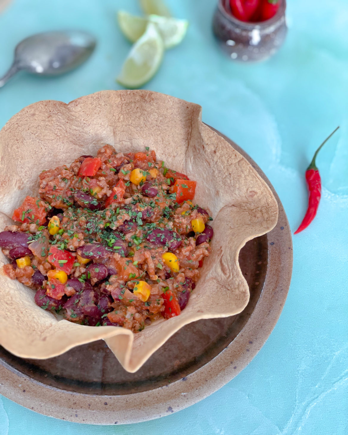 Le chili con carne à ma façon, au piment d’Espelette