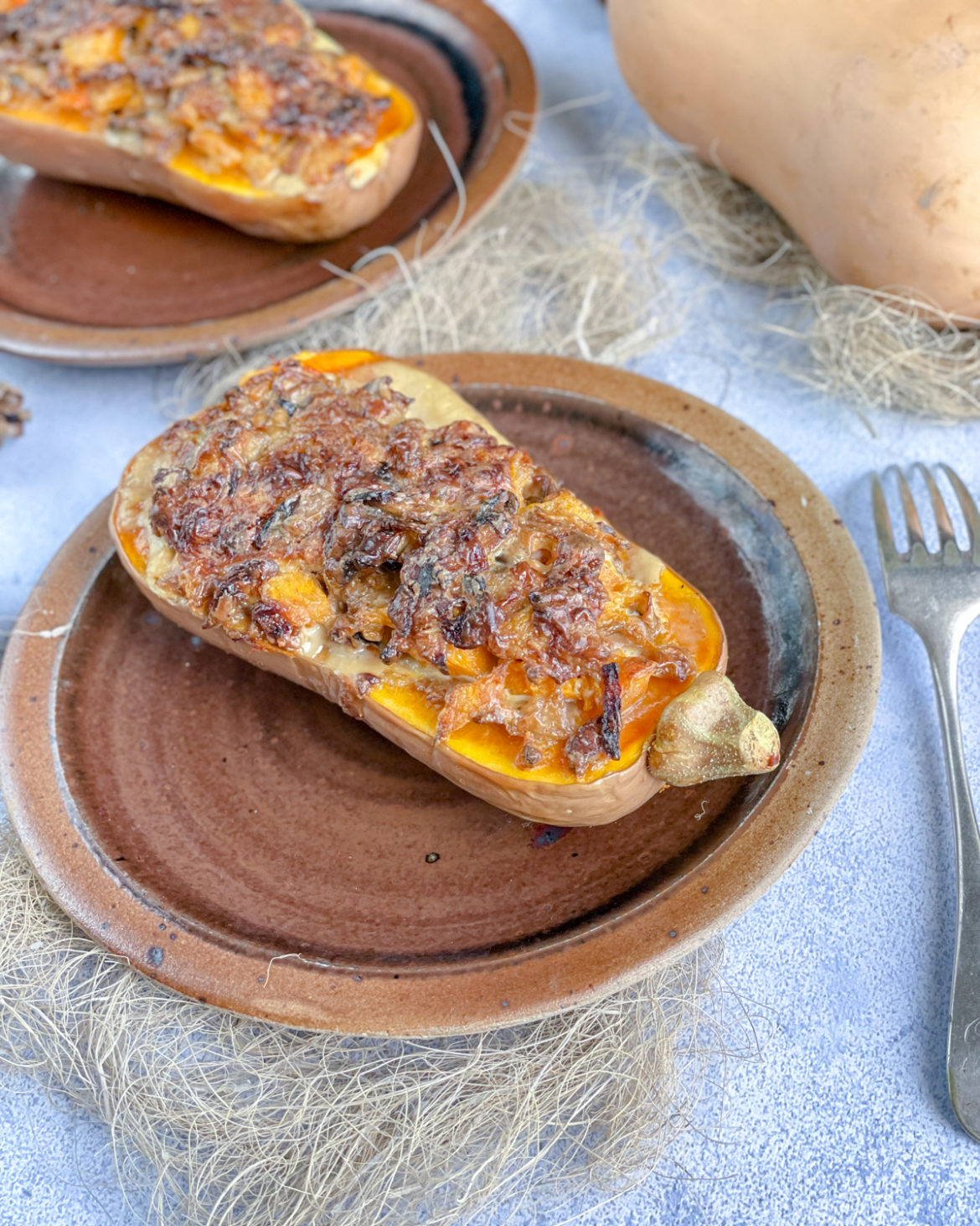 Butternut farcies Fourme champignons