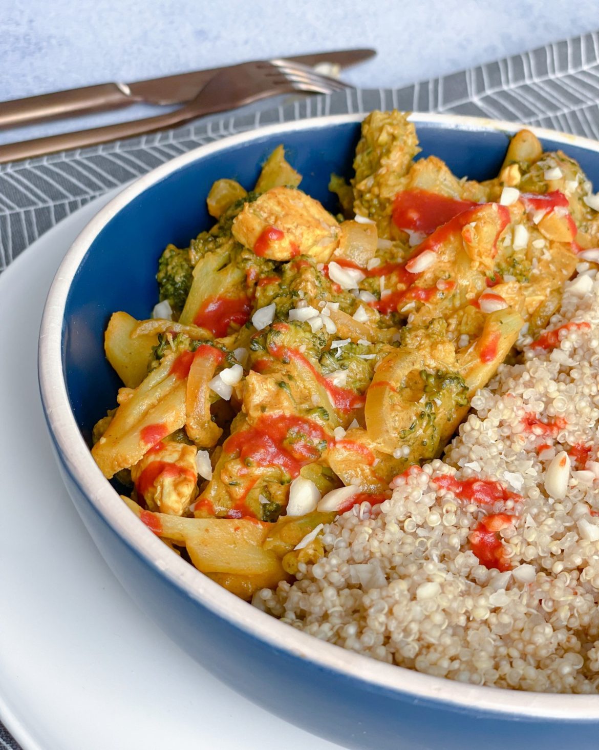poulet brocolis sauce cacahuète