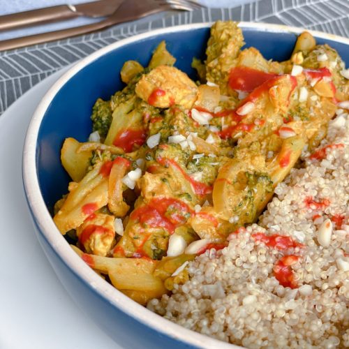 poulet brocolis sauce cacahuète