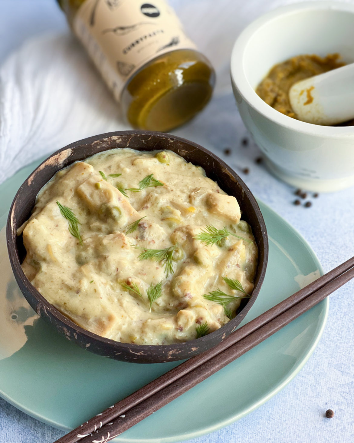 poulet au curry vert super facile