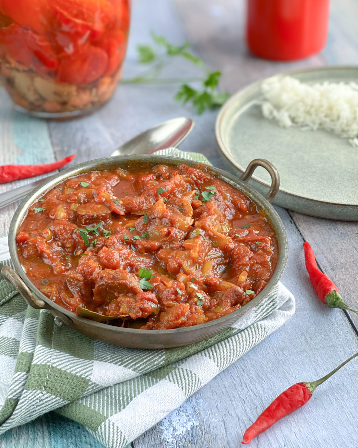 saucisses façon rougail facile