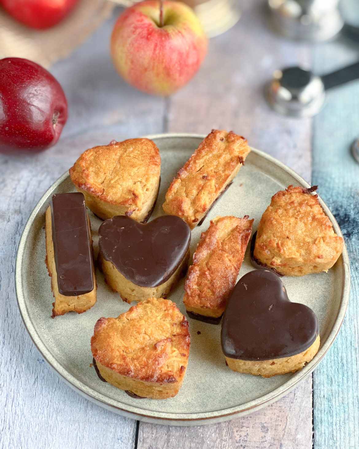 Moelleux aux pommes râpées coeurs