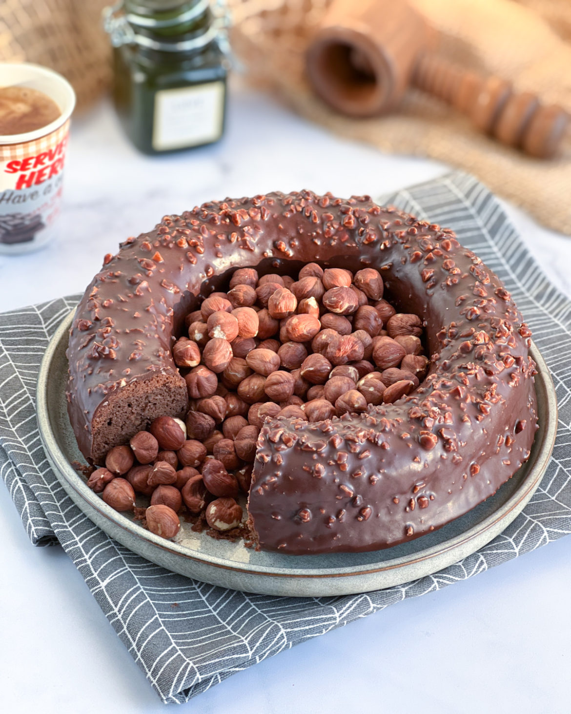 moelleux chocolat noisettes sans beurre