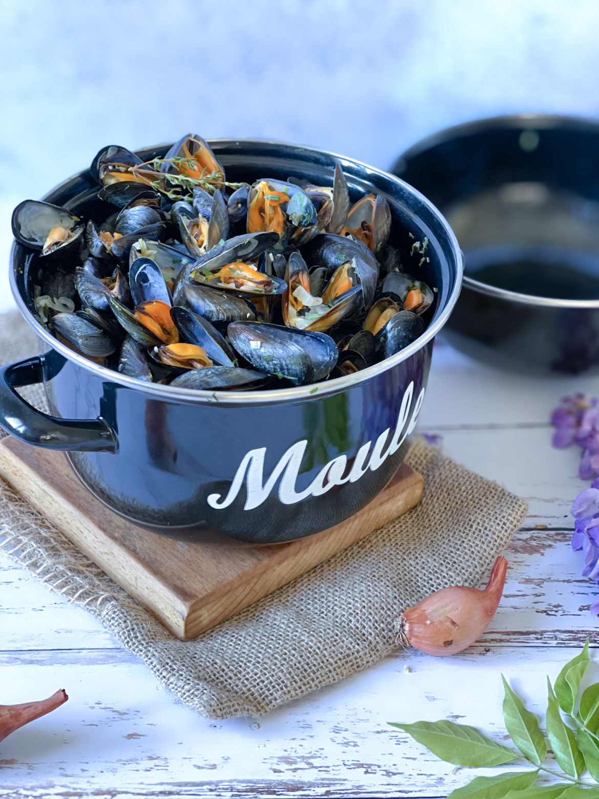 recette facile moules marinières