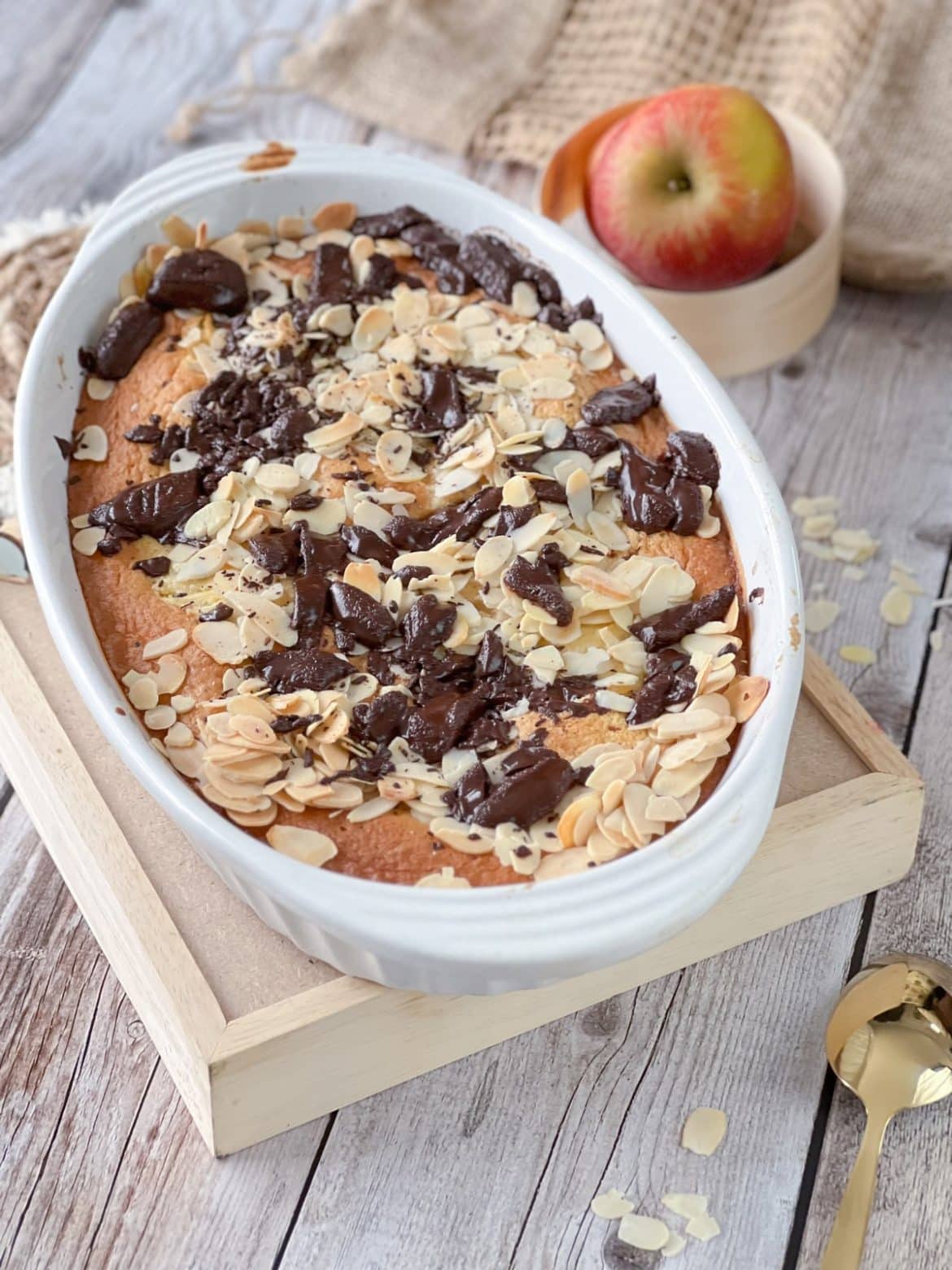 gateau aux pommes chocolat et amande (1)
